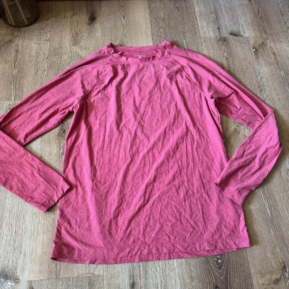 Rhône Women's Pink Long Sleeve Top size Medium